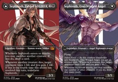 Sephiroth, Fabled SOLDIER // Sephiroth, One-Winged Angel (0527) (Borderless) - Surge Foil